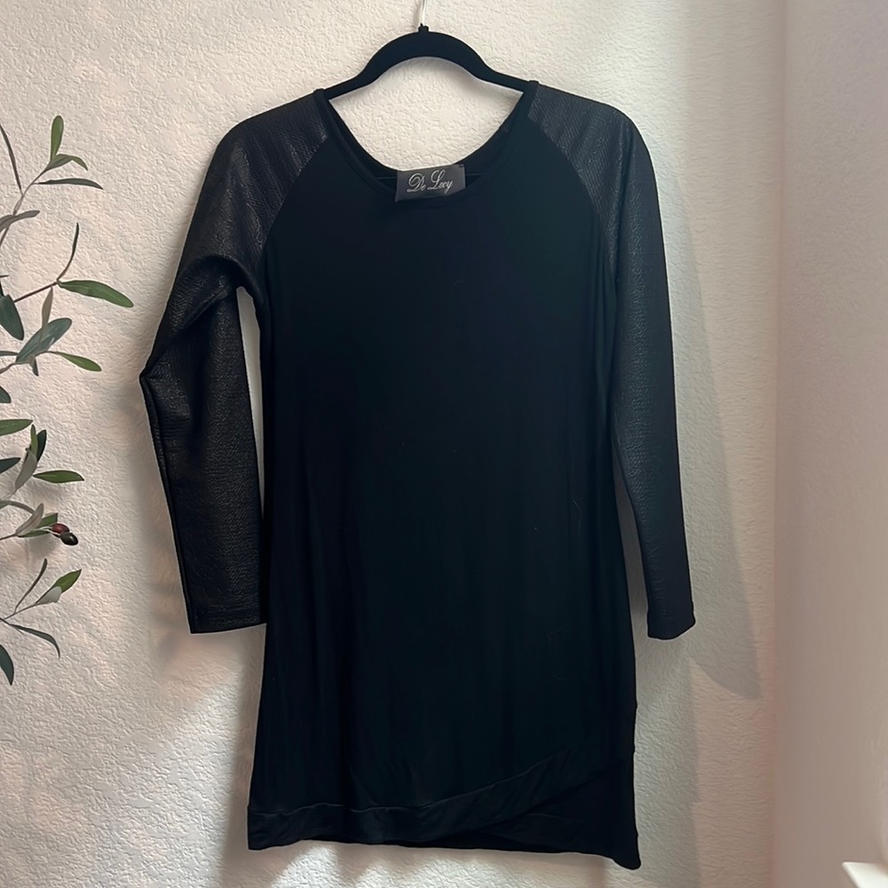 Long sleeve shirt dress